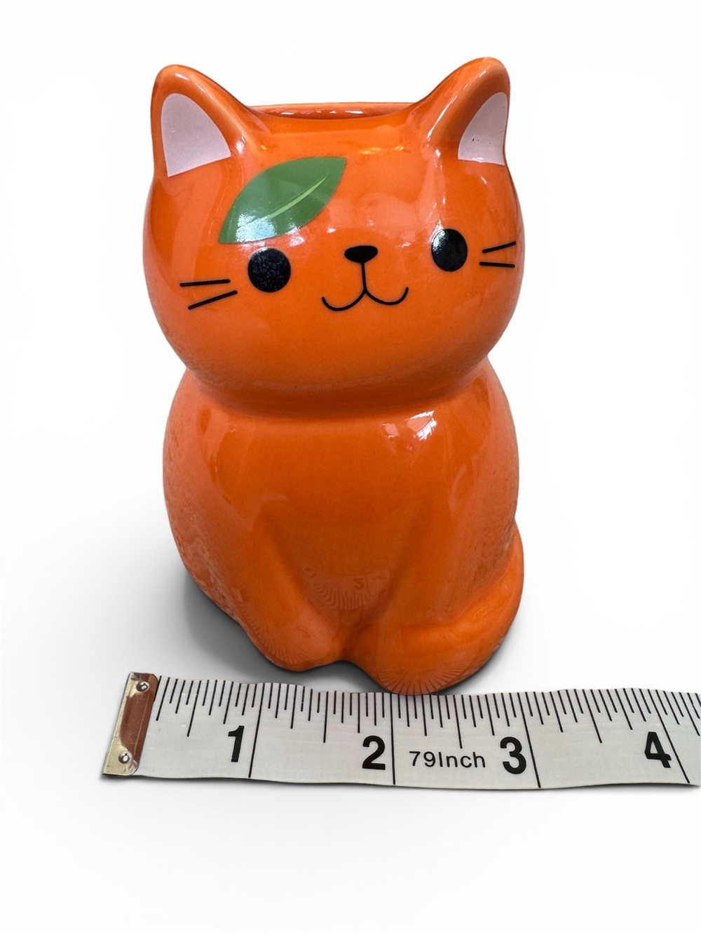 “Tangy” Ceramic Pen Holder Cat Figurine. Animal Crossing” Video Game Series. New - Picture 8 of 13